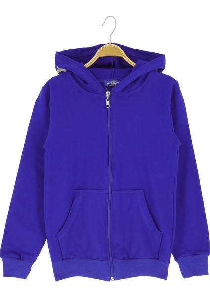 Erkek Çocuk Hırka 2 Iplik Şardonlu Arkası Baskılı