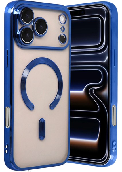 Lvsqvr Newface Apple Iphone 17 Pro Kross Magneticsafe Kapak - Lacivert