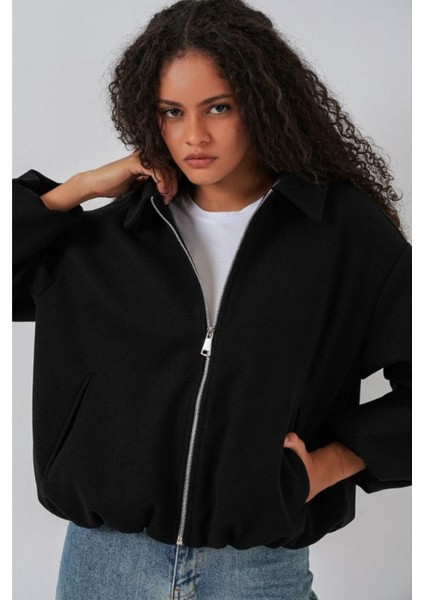 Black Edit Kaşe Mont