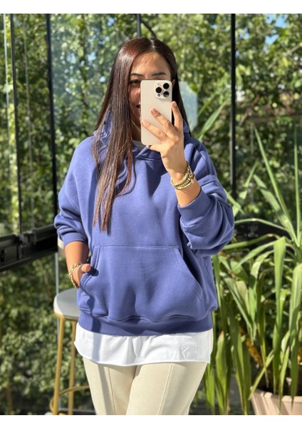 Kadın Kanguru Cepli Sweatshirt fiyatları