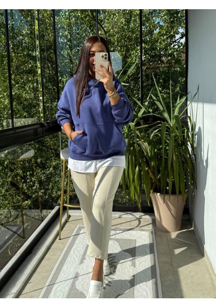 Kadın Kanguru Cepli Sweatshirt modelleri