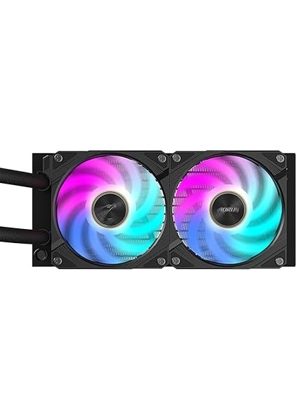 Aorus Waterforce x Iı 240 Manyetik Kilitleme Mekanizmalı Fan, 60 x 60MM Full Color LCD Ekran, Profesyonal Gaming Sıvı Cpu Soğutucu fırsatları