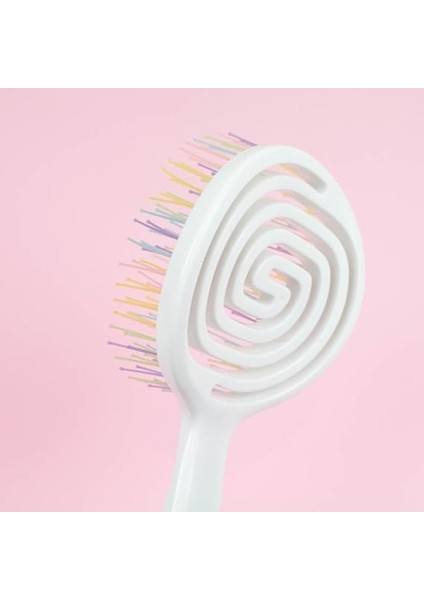 Pro Üç Boyutlu Oval Saç Fırçası - 05 Beyaz fiyatları