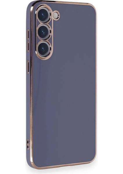 Samsung Galaxy S23 Plus Kılıf Volet Silikon - Mavi