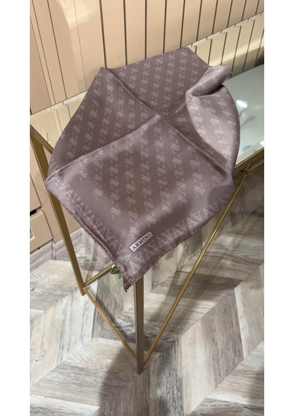 2025 Desenli Saf Ipek Twill Eşarp 9412-89 fırsatları