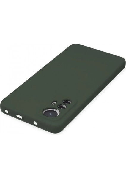 Xiaomi Mi 12 Lite Kılıf Nano Içi Kadife Silikon - Koyu Yeşil fırsatları