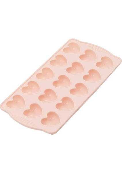 Kalp Çikolata ve Buz Kalıbı - 15 Hazneli, Pratik, Esnek Yapılı ve Çok Yönlü - Kalp Tasarımlı Buz Küpü Kalıbı (Soft Pembe) modelleri