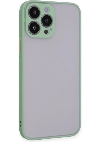 Apple iPhone 15 Pro Max Kılıf Montreal Silikon Kapak - Açık Yeşil