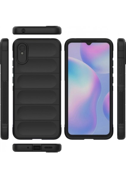 Xiaomi Redmi 9A Kılıf Optimum Silikon - Siyah modelleri