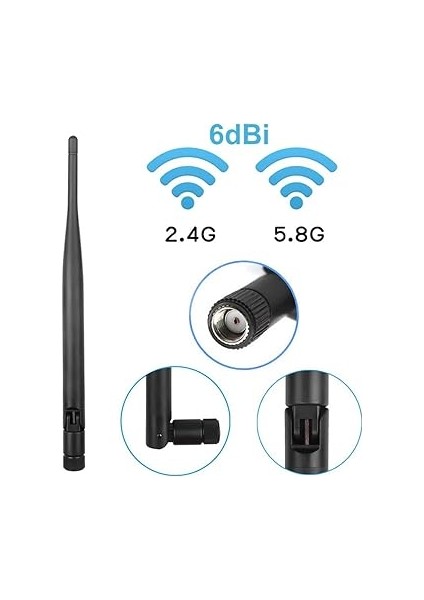 Rp Sma Erkek Anten 2.4ghz 5.8ghz Rf Gsm Wifi Sinyal Kuvvetlendirici Anten 2g 3g 4g Lte Fpv Drone fiyatları