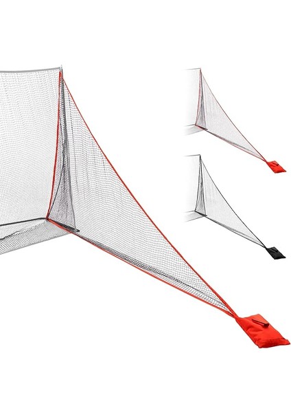 Golf Vuruş Ağları Için Şaft Ağı Bağlantısı - Siyah Veya Kırmızı