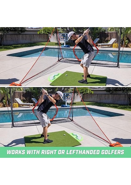 Golf Vuruş Ağları Için Şaft Ağı Bağlantısı - Siyah Veya Kırmızı fırsatları