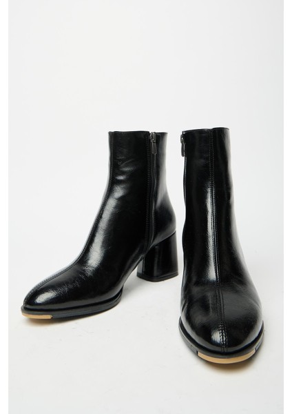 Siyah Rugan Kadın Yuvarlak Burun Basic Bot fiyatları