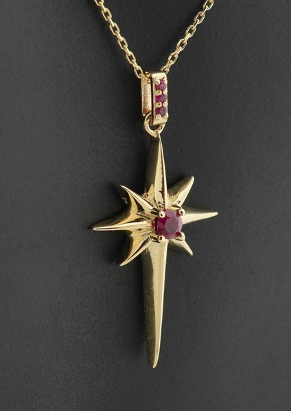 Kuzey Yıldızı Yakut Kolye indirimleri