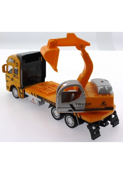 Die Cast Çek Bırak Sarı Kepçe fırsatları