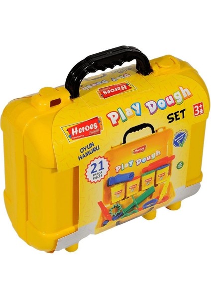 ERN-597 Heroes Premium Çantalı Oyun Hamuru Seti modelleri