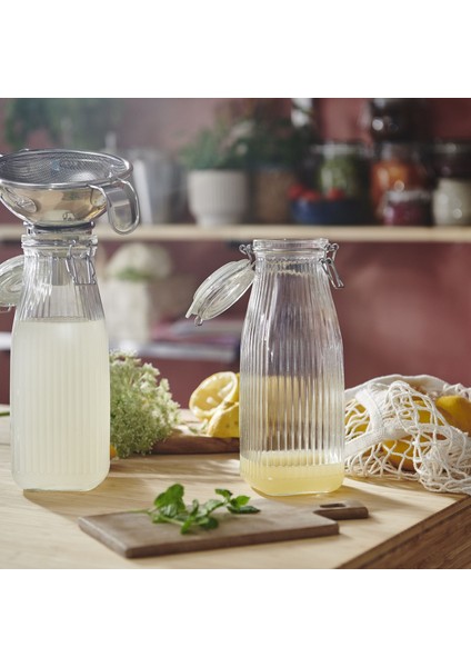 Kapaklı cam şişe, cam, 1 lt fiyatları