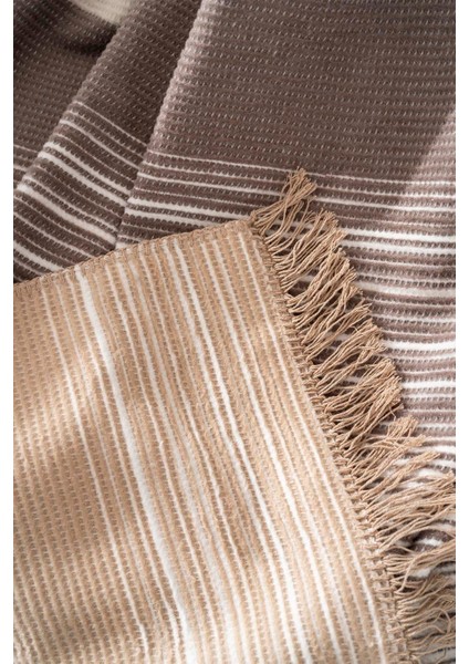 Veloura Bej Tek Kişilik Battaniye - Tv Battaniyesi 135X180 cm indirimleri