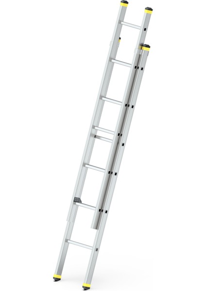 - Skybest 2x6 Basamaklı Iki Parçalı Sürgülü Alüminyum Merdiven