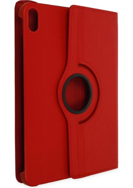 iPad 2022 10.9 (10.nesil) Kılıf 360 Tablet Deri Kılıf - Kırmızı