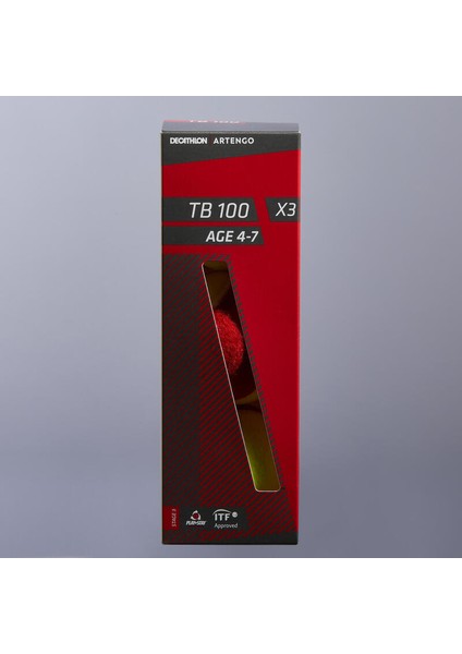 Tenis Topu - 3 adet - Kırmızı - TB100 fiyatları