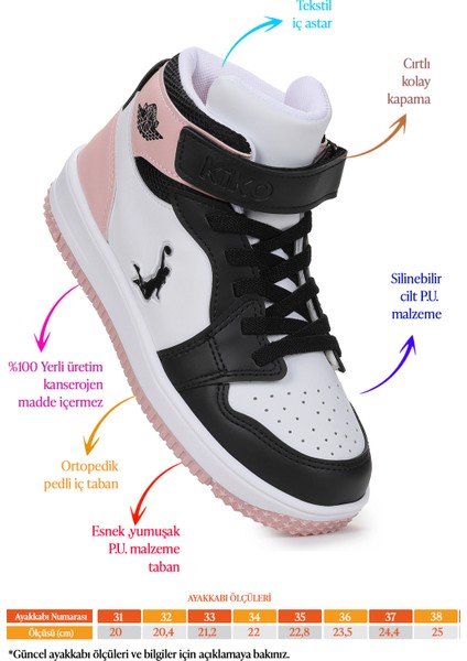 Hayka Cırtlı Basketbol Kız Çocuk Spor Ayakkabı fiyatları