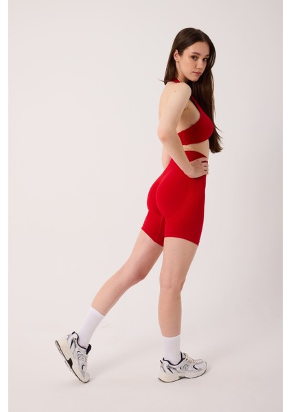 Amara Spor Şort Yüksek Bel Esnek Şekillendirici ve Toparlayıcı Seamless Tayt Kısa Şort modelleri