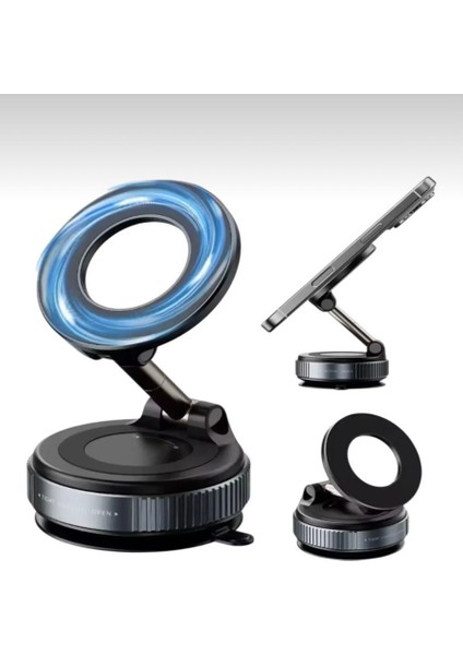 Dönebilen Ayarlanabilir Vakumlu Araç Içi Telefon Tutucu Magsafe Özellikli Telefon Tutucu