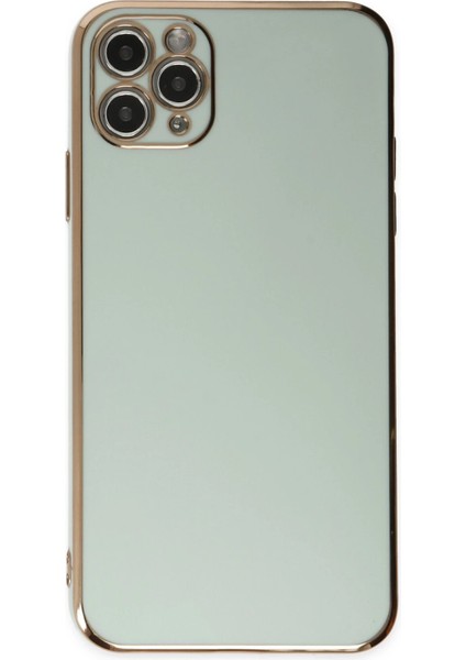 Apple iPhone 11 Pro Max Kılıf Volet Silikon - Açık Yeşil indirimleri