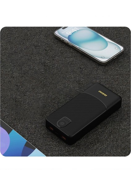 Dudao K10PRO 2.4A 20000MAH 2 x Usb-A - Siyah fiyatları