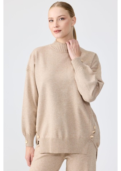 22003 Yanları Düğmeli Triko Ikili Takım fiyatları