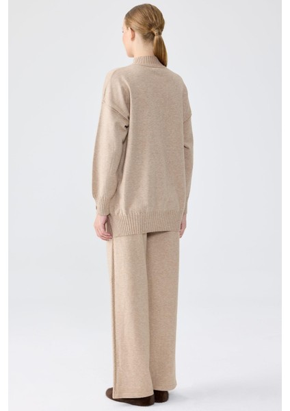 22003 Yanları Düğmeli Triko Ikili Takım fırsatları