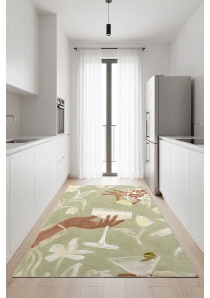 Crowban Home Yeni Desen Yıkanabilir Kaymaz Tabanlı Bohem Tarz Dijital Baskı Salon Halısı, Yumuşak Dokulu Lüks Halı Modeli ve 100 x 150 Haki Renk Dikdörtgen Halı fiyatları