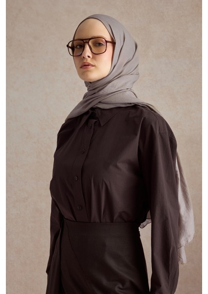 Organik Crash Şal Küllü Gri fiyatları