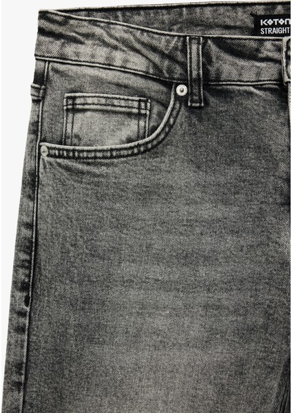 Normal Bel Pamuklu Straight Fit Jean Pantolon - Mark Jean modelleri