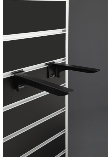 Kanallı Panoya Destek 20 Cm-Krom