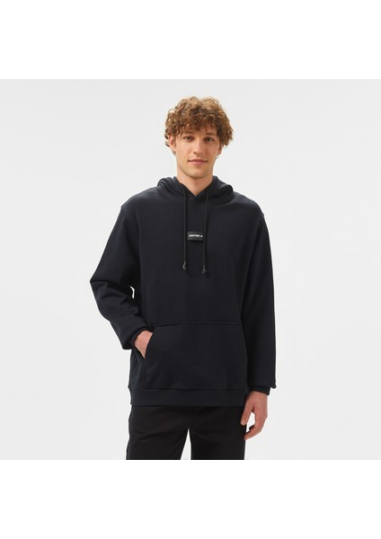 Unıted4 1.0 Essentials Erkek Siyah Hoodie
