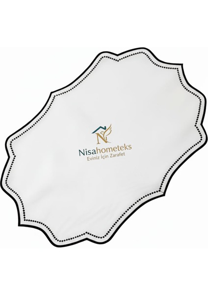 6 Adet Nakışlı Keten Amerikan Servis - Keten Supla indirimleri