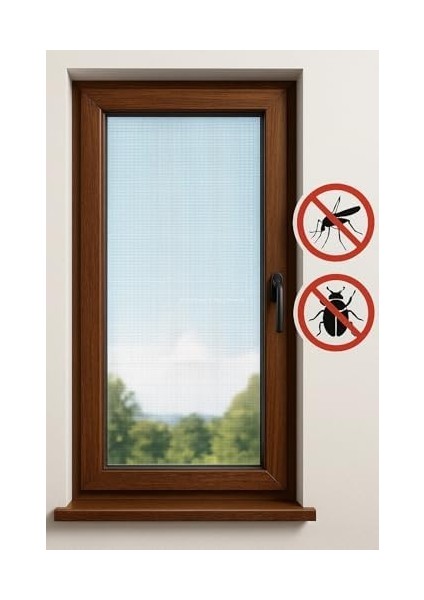 Tek Kanat Pratik Sineklik, 0.75 m x 1.25 m Tül, Kapı & Pencere Uyumlu, 4 M Yapıştırma fiyatları