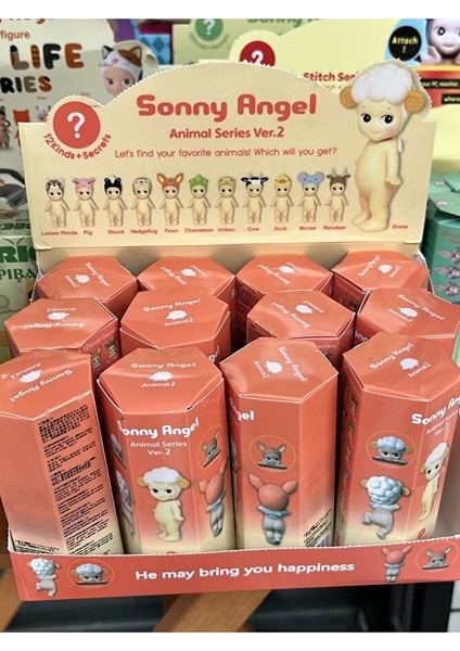 Sonny Angel Hayvanlar Yapışkanlı (Rastgele 1 Model Gönderilir) Sevimli Figür Kılıf Süsü Blind Kutu fiyatları