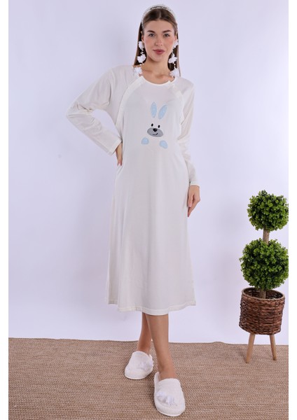 Mavi Hamile Lohusa Gecelik