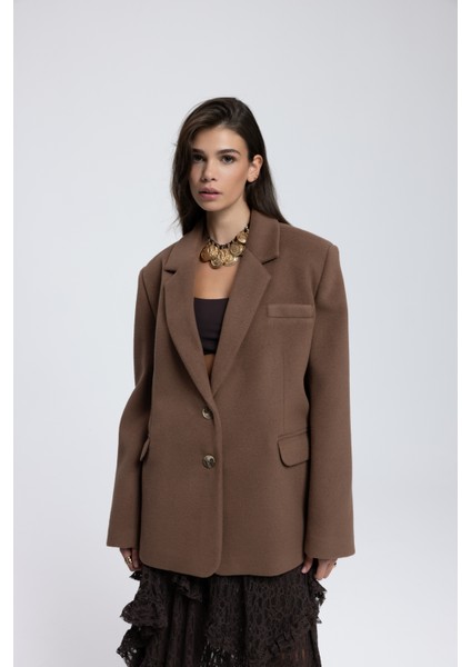 Howell Sütlü Kahve Blazer Ceket modelleri