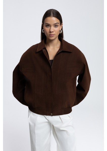 Osea Unisex Kahve Bomber Ceket modelleri