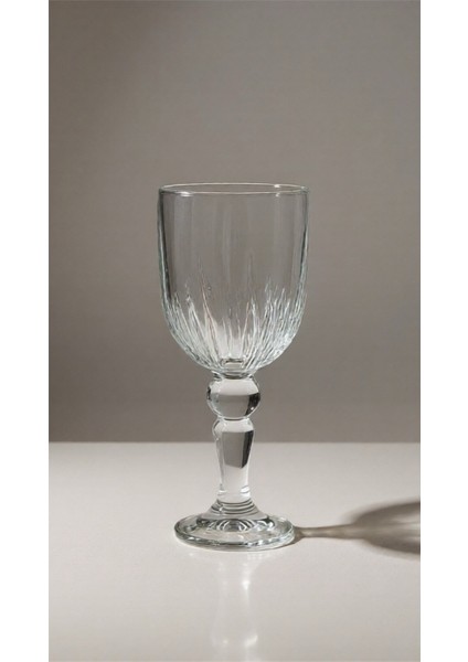 Ayaklı Damla Çizgili Mini Kahve Yanı-Shot Bardağı 6 Adet