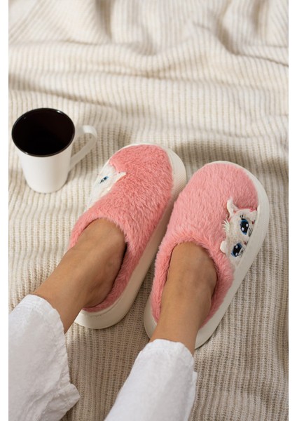 Kadın Peluş Panduf Kışlık Dikişli Yıkanabilir Sıcak Tutan Kürklü Hafif Kaymaz Rahat Taban fiyatları