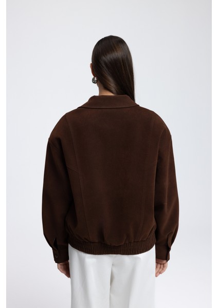 Osea Unisex Kahve Bomber Ceket indirimleri