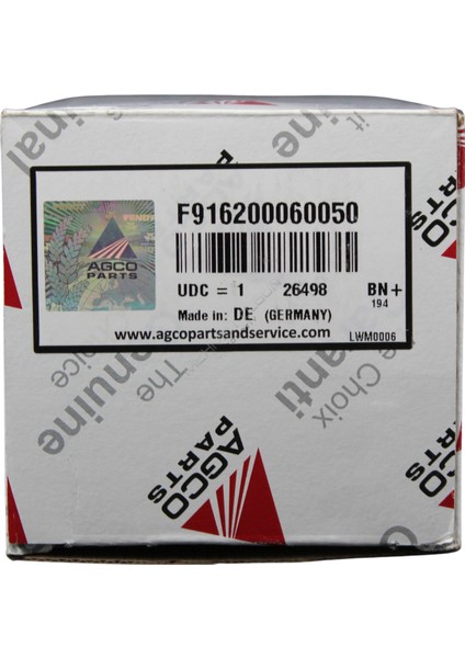 Massey Ferguson F916200060050 Separ Filtre Camı – Orijinal Agco Parça - Mf 5400 / 7400 Serisi modelleri