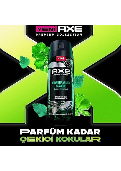 Premium Collection Erkek Sprey Deodorant Emerald Sage 150 ml modelleri