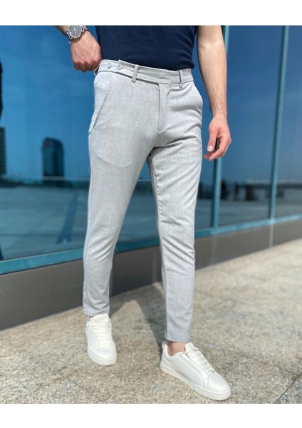 Slim Fit Dar Kesim Italyan Model Kumaş Pantolon