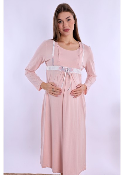 Pudra %100 Pamuk Hamile Lohusa Gecelik fiyatları